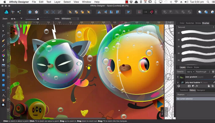 Affinity Designer, el rival de Illustrator por solo 35€
