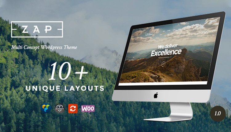 ZAP WordPress Theme – Creative & Multi-Concept