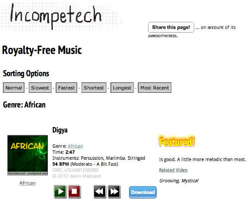 20 sitios para bajar música con licencia Creative Commons
