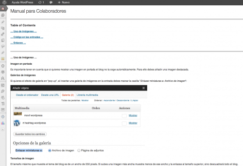 Control editorial en WordPress