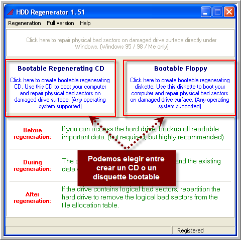 Recupera tu disco duro con HDD Regenerator