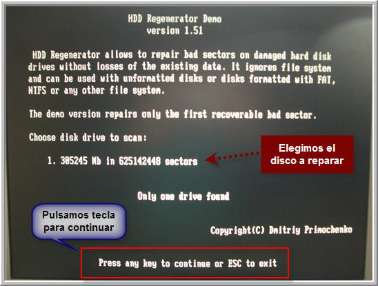 Recupera tu disco duro con HDD Regenerator