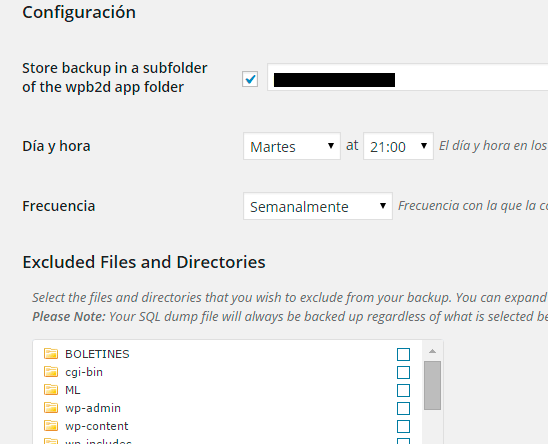 WordPress Backup con 2 plugins para aumentar tus posibilidades