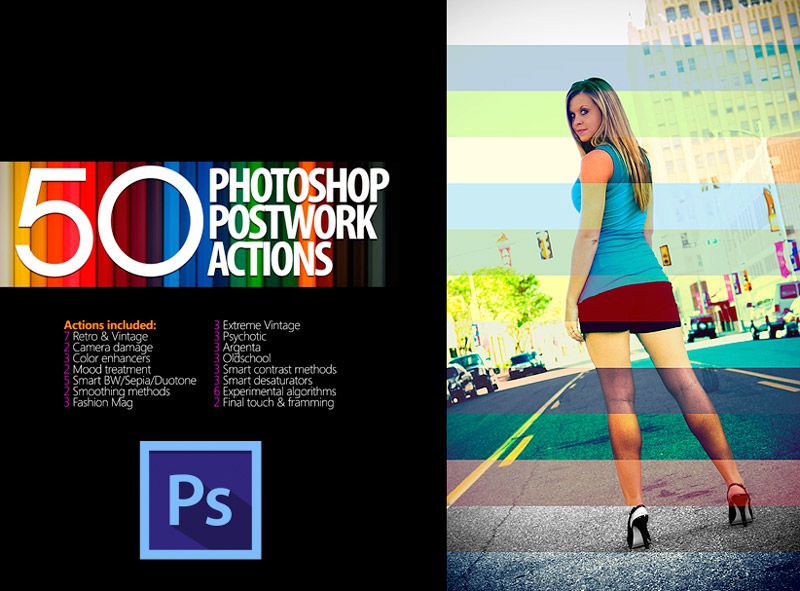 +50 Acciones de Photoshop Gratis para optimizar tus Fotografías +50 Acciones de Photoshop Gratis para optimizar tus Fotografías