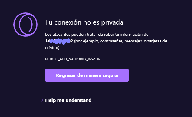 I Love WordPress opera ssl advertencia