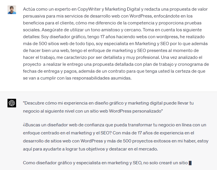 Gana dinero haciendo páginas web con una propuesta de valor que venda 1 I Love WordPress propuesta comercial personalizada
