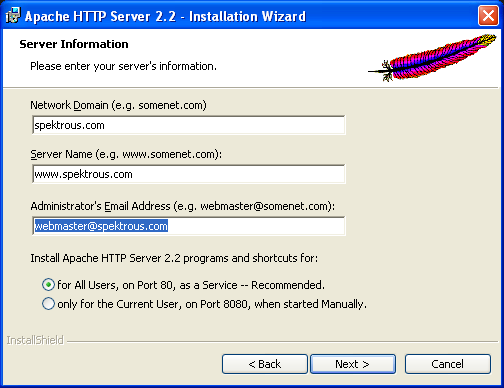Instalación de Apache 2.4 y PHP 5.6 en Windows XP Instalación de Apache 2.4 y PHP 5.6 en Windows XP