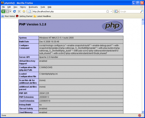 Instalación de Apache 2.4 y PHP 5.6 en Windows XP Instalación de Apache 2.4 y PHP 5.6 en Windows XP